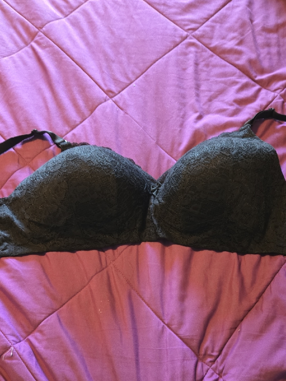 Black Lace T-Shirt Bra - Women Intimates & Sleepwear